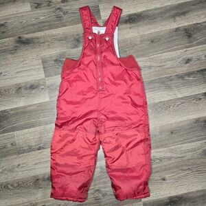 GAP Kids Red Puffer Overalls
